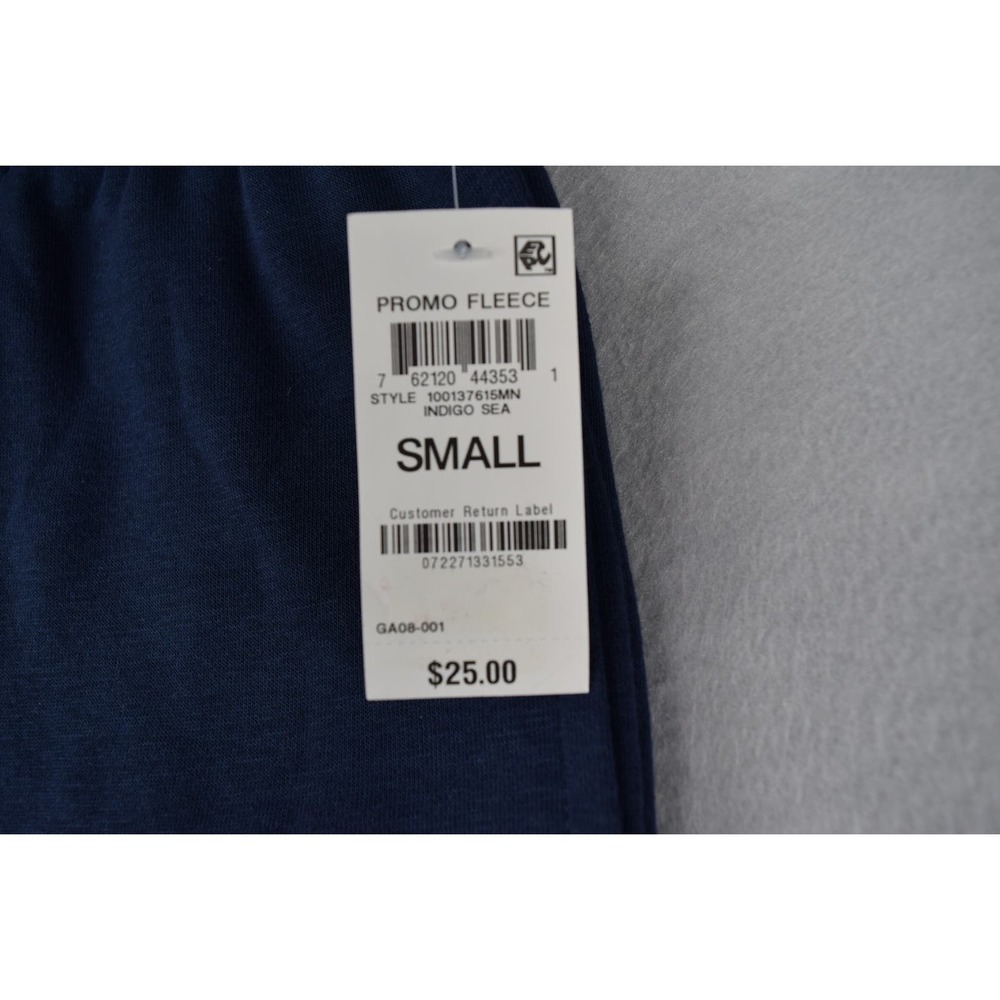 ID Ideology Men's Small Fleece Shorts 2-Pocket Drawstring Waist Deep Indigo Sea - Picture 6 of 8